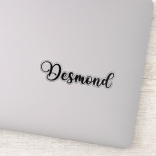 Desmond Name - Handwritten Calligraphy Sticker