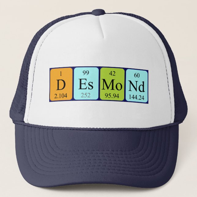 Desmond periodic table name hat (Front)