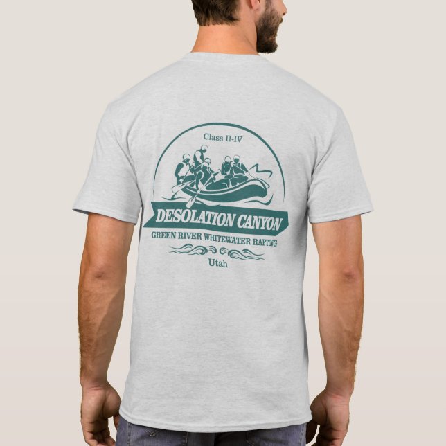 Desolation Canyon (rafting2) T-Shirt (Back)
