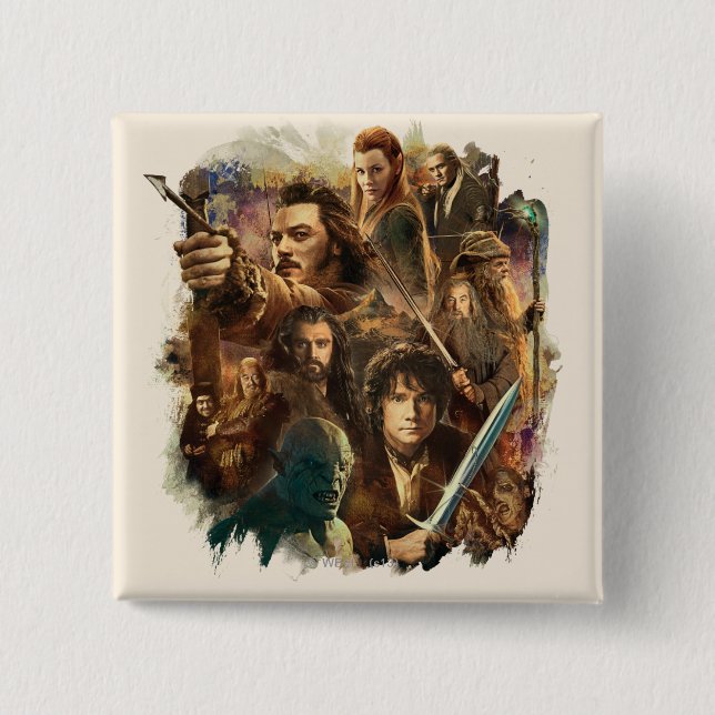 DESOLATION OF SMAUG™ Characters Button (Front)