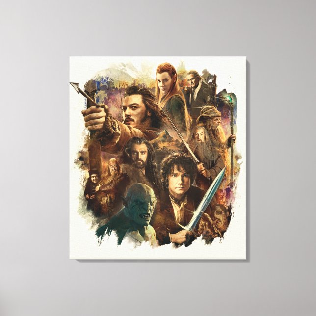 DESOLATION OF SMAUG™ Characters Canvas Print (Front)
