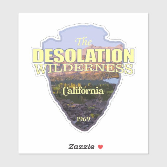 Desolation WA (arrowhead) Sticker (Sheet)