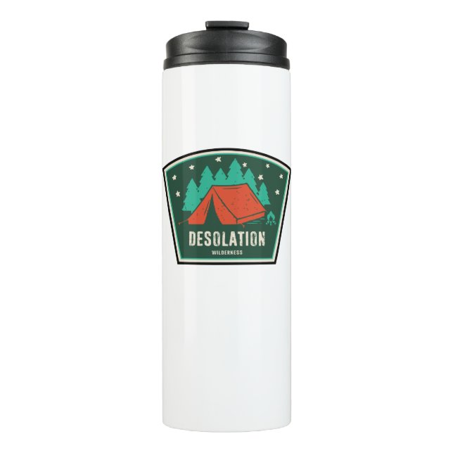 Desolation Wilderness California Camping Thermal Tumbler (Front)