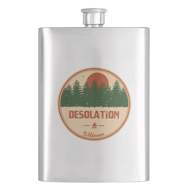Desolation Wilderness California Flask (Front)