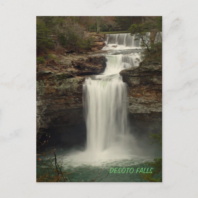 Desoto Falls Post Card (Front)