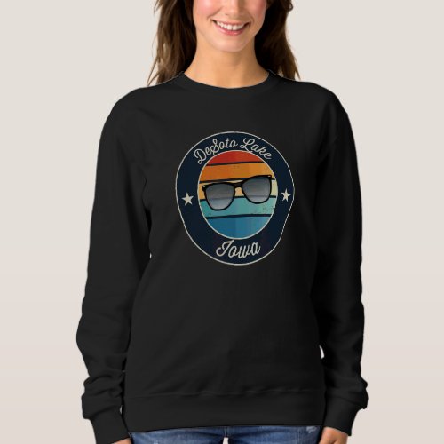 Desoto Lake  Iowa Souvenir Sweatshirt