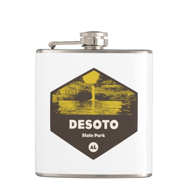 DeSoto State Park Alabama Flask (Front)