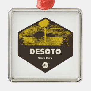 DeSoto State Park Alabama Metal Ornament