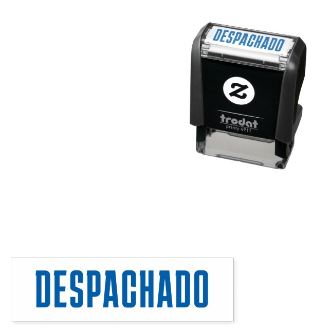 Despachado Spanish Custom Self-Inking Stamp (In Situ)