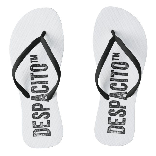 Despacito™ flip flops (Footbed)