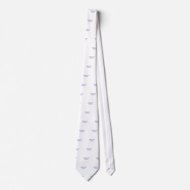 Despair is not an Option Neck Tie (Front)