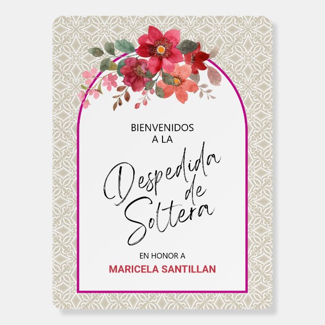 Despedida de Soltera Event Sign (Front)