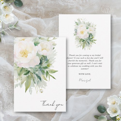 Despedida de Soltera Spanish Bridal Shower Thank You Card