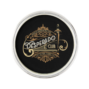 Desperado Club Logo Dungeon Crawler World: Earth Lapel Pin