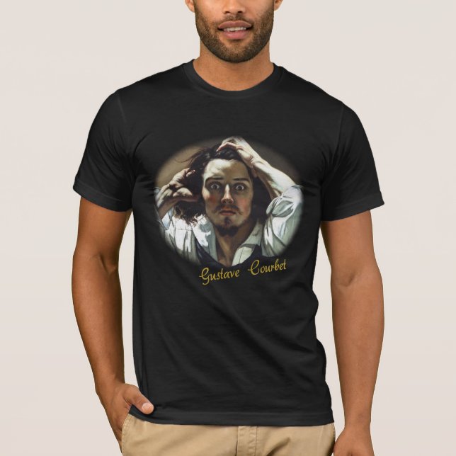 Desperate Man by Gustave Courbet T-Shirt (Front)