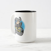 Despicable Me | Big Boss Man Gru & Minions Two-Tone Coffee Mug (Front Left)