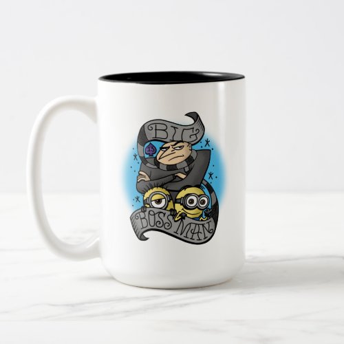 Despicable Me  Big Boss Man Gru  Minions Two_Tone Coffee Mug