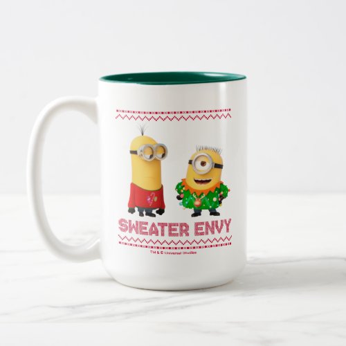 Despicable Me  Christmas Sweater Envy Two_Tone Coffee Mug