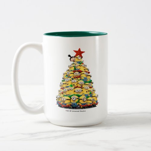 Despicable Me  Christmas Tree Two_Tone Coffee Mug