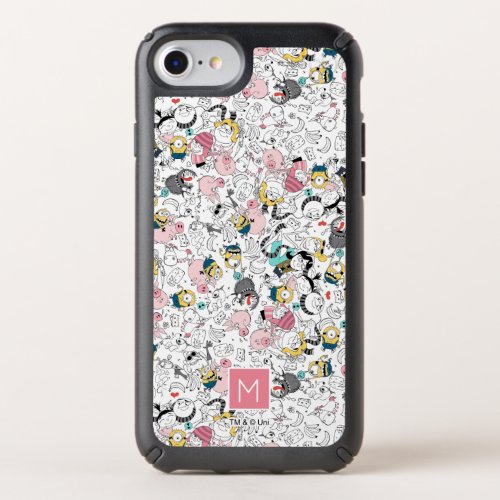 Despicable Me  Colorful Family Doodle Pattern Speck iPhone SE876s6 Case