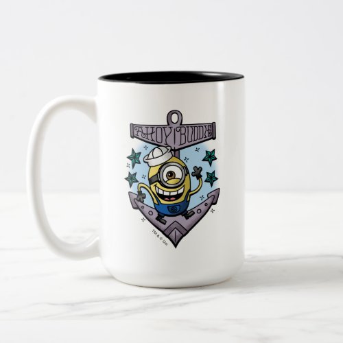 Despicable Me  Minion Ahoy Buddie Two_Tone Coffee Mug