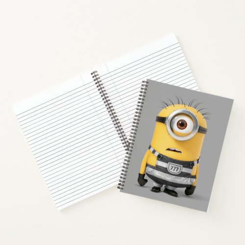 Despicable Me  Minion Carl in Jail Notebook
