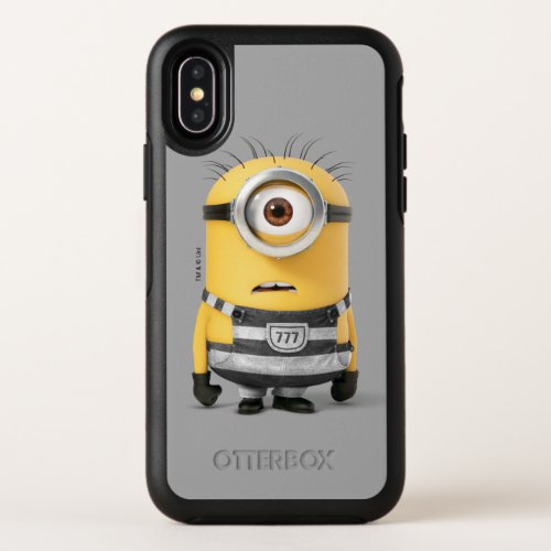 Despicable Me  Minion Carl in Jail OtterBox Symmetry iPhone X Case