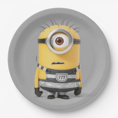 Despicable Me  Minion Carl in Jail Paper Plates