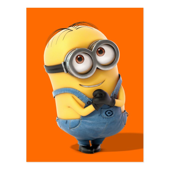 Despicable Me | Minion Dave Happy Postcard | Zazzle.com