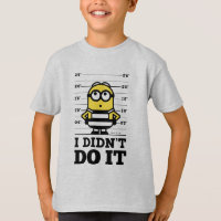 Despicable Me | Minion Dave - I Didn't Do It T-Shirt