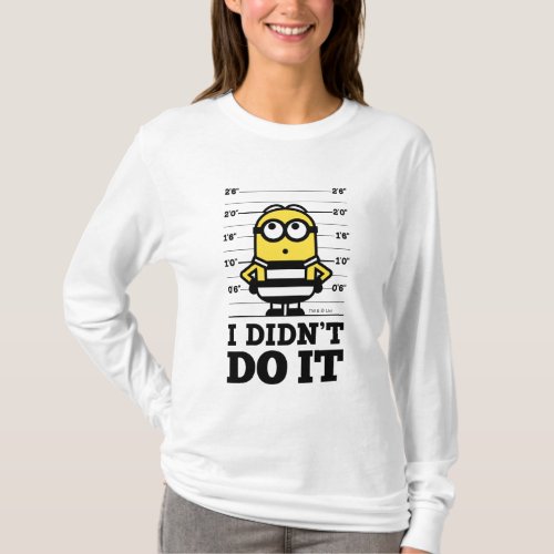 Despicable Me  Minion Dave _ I Didnt Do It T_Shirt