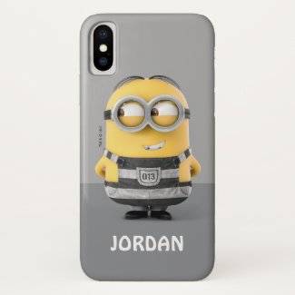 Despicable Me | Minion Dave in Jail iPhone X Case