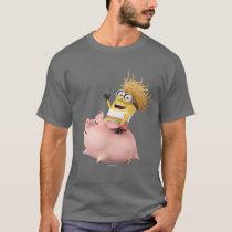 Despicable Me | Minion Dave Riding Pig T-Shirt