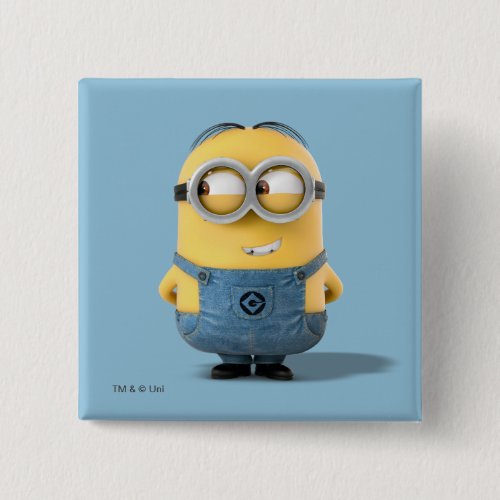 Despicable Me  Minion Dave Smiling Button