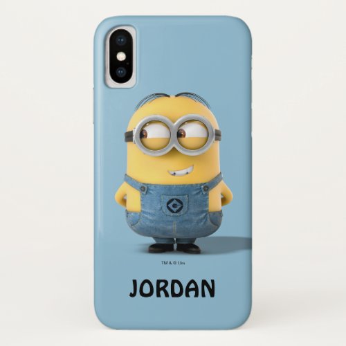 Despicable Me  Minion Dave Smiling iPhone X Case