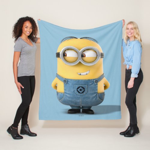 Despicable Me  Minion Dave Smiling Fleece Blanket