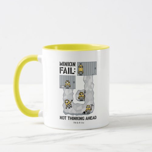 Despicable Me  Minion Fail Not Thinking Ahead Mug