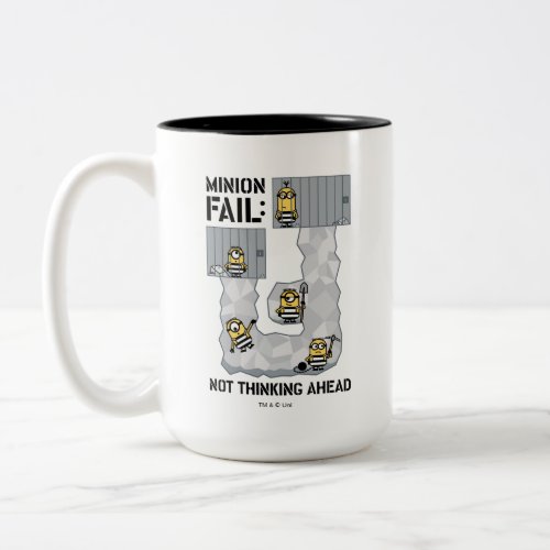 Despicable Me  Minion Fail Not Thinking Ahead Two_Tone Coffee Mug