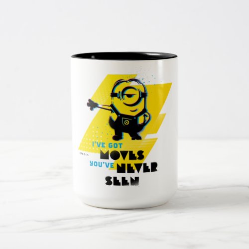 Despicable Me  Minion Got Moves Youve Never Seen Two_Tone Coffee Mug