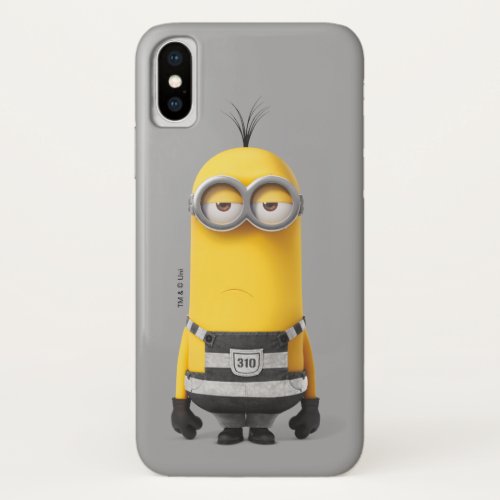 Despicable Me  Minion Kevin in Jail iPhone X Case