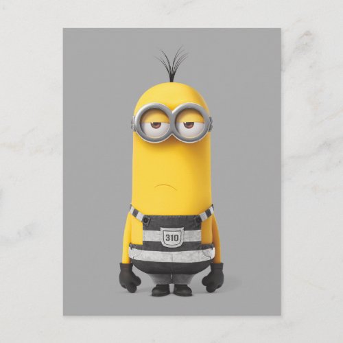 Despicable Me  Minion Kevin in Jail Postcard