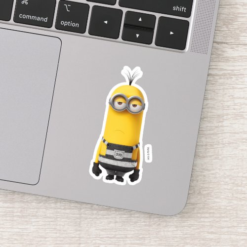 Despicable Me  Minion Kevin in Jail Sticker