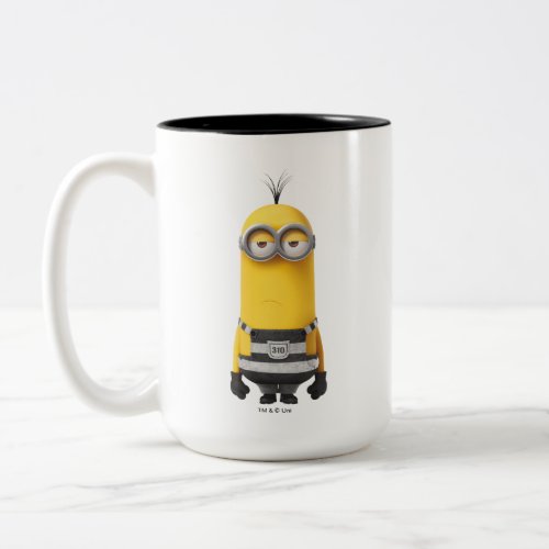 Despicable Me  Minion Kevin in Jail Two_Tone Coffee Mug
