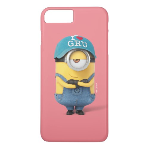 Despicable Me  Minion Mel _ I Love Gru iPhone 8 Plus7 Plus Case