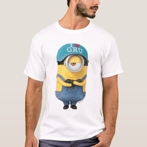 Despicable Me  Minion Mel _ I Love Gru T_Shirt
