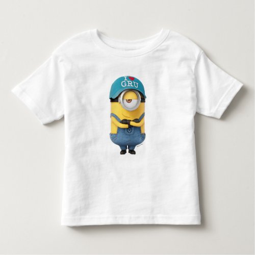 Despicable Me  Minion Mel _ I Love Gru Toddler T_shirt