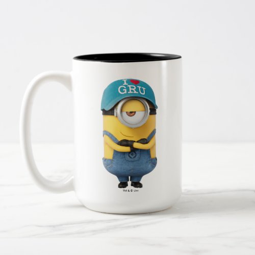 Despicable Me  Minion Mel _ I Love Gru Two_Tone Coffee Mug