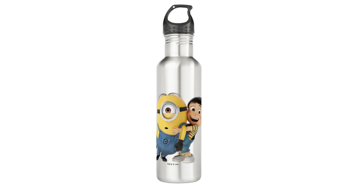 Despicable Me, Minion Stuart & Agnes Stainless Steel Water Bottle