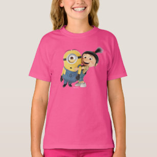 Garçons Enfants Minions logo imprimé design à manches courtes T-shirt Top 