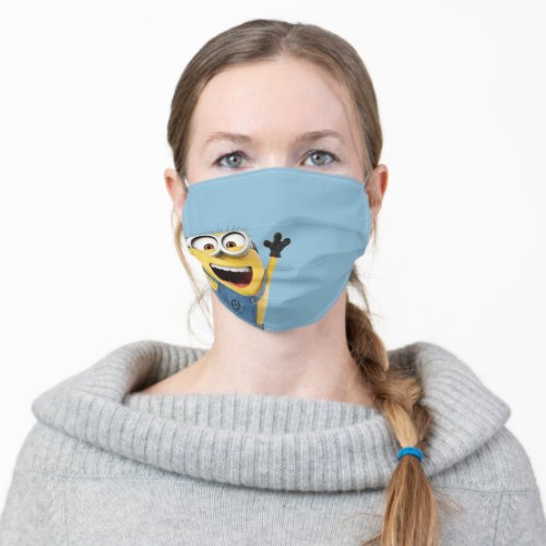 Despicable Me  Minion Tom Excited Adult Cloth Face Mask